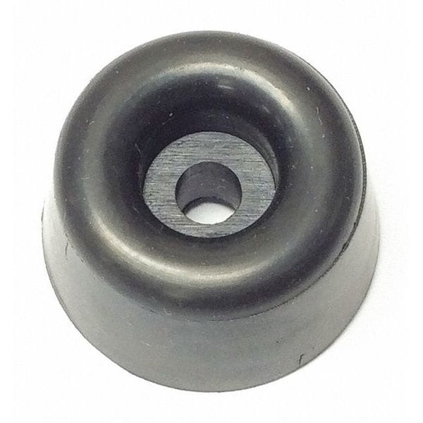 Zoro Select Bumper, Rubber, Black, 17/32"H x 17/32"W, PK.5 - 777R-034S
