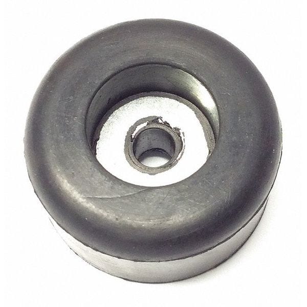 Zoro Select Bumper, Rubber, Black, 3/4"H x 1"W, PK.5 - 791RW-034S