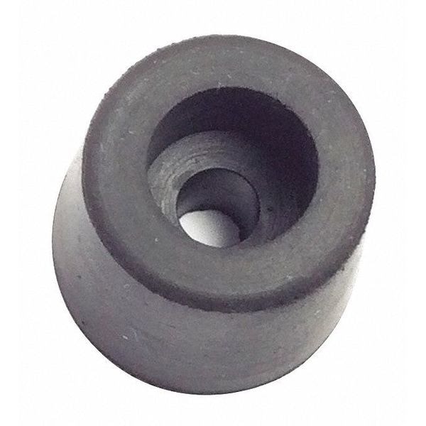 Zoro Select Bumper, Rubber, Black, 1/2"H x 1/2"W, PK.25 - 2082-006K