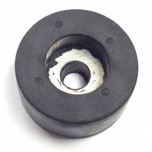 Zoro Select Bumper, Rubber, Black, 1/2"H x 1/2"W, PK.10 - 425W-017U