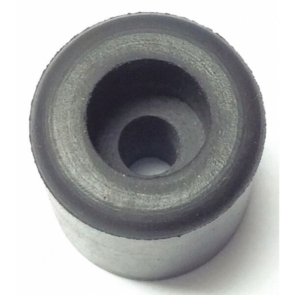 Zoro Select Bumper, Rubber, Black, 3/4"H x 1"W, PK.10 - 2816-017