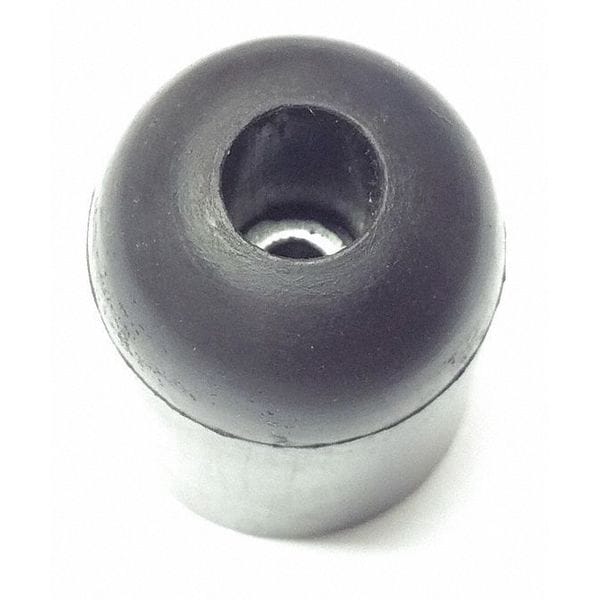 Zoro Select Bumper, Rubber, Black, 1-1/2 in H x 1 in W, PK.5 - 2099W-400