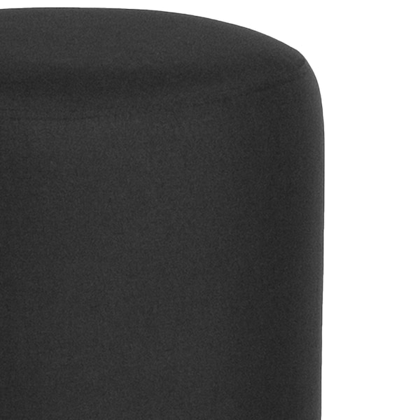 Flash Furniture Ottoman, 15-3/4" x 16-1/4", Upholstery Color: Black, Weight Capacity: 300 lb. - QY-S10-5001-1-BK-GG
