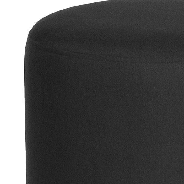 Flash Furniture Ottoman, 15-3/4" x 16-1/4", Upholstery Color: Black, Weight Capacity: 300 lb. - QY-S10-5001-1-BK-GG