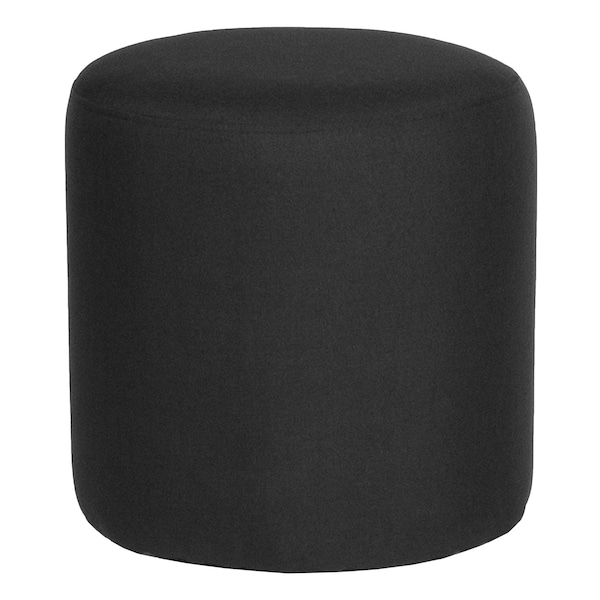 Flash Furniture Ottoman, 15-3/4" x 16-1/4", Upholstery Color: Black, Weight Capacity: 300 lb. - QY-S10-5001-1-BK-GG