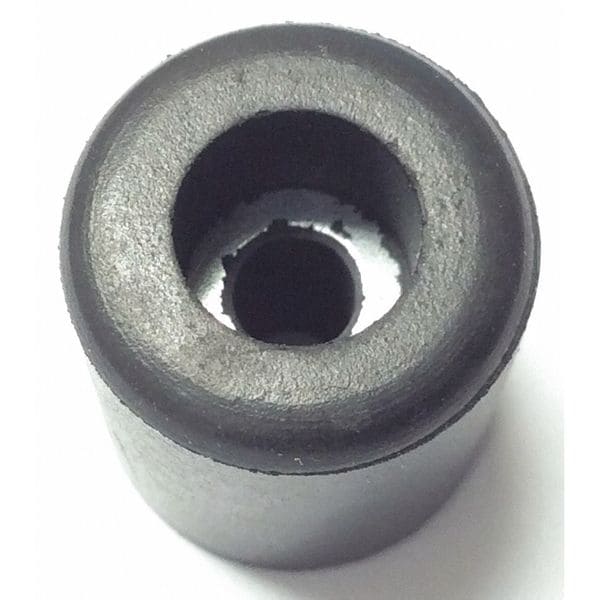 Zoro Select Bumper, Rubber, Black, 3/4 in H x 5/8 in W, PK.10 - 2816W-017