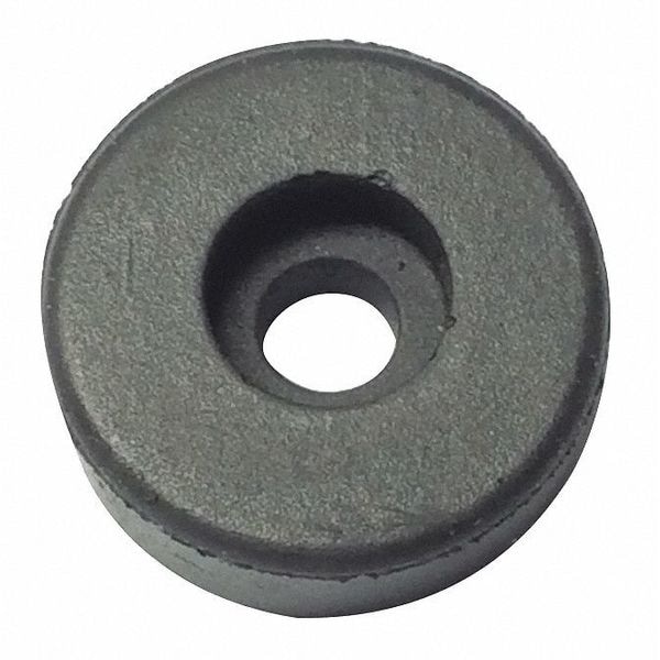 Zoro Select Bumper, Rubber, Black, 1/2"H x 1/2"W, PK.25 - 2074-017