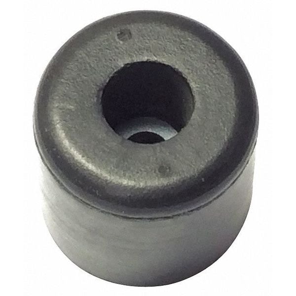 Zoro Select Bumper, Rubber, Black, 1"H x 1"W, PK.10 - 2098W-400