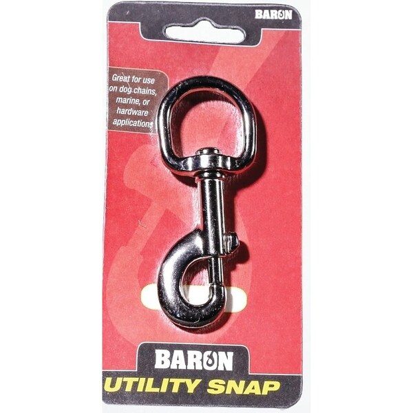 Baron Bolt Snap, 110 lb Working Load, Aluminum/Zinc, Nickel - C-225-5/8
