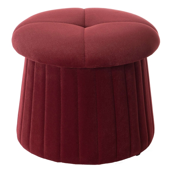 Fabulaxe 16 W, 14 H, Velvet, MDF Wood, Red - QI004182.RD