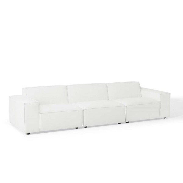 Modway Furniture Restore Sectional Sofa, White - 3 Piece - EEI-4112-WHI