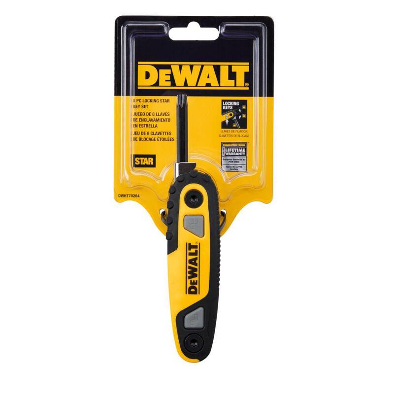 Juego de Llaves Hexagonales de Estrella DEWALT - DWHT70264