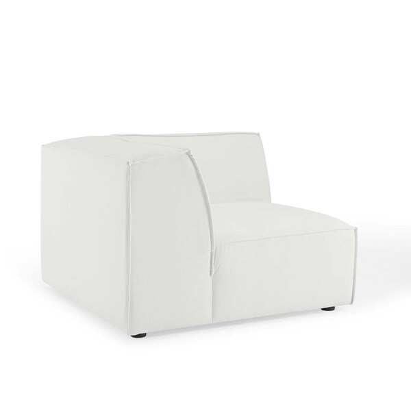 Modway Furniture Restore Sectional Sofa Corner Chair, White - EEI-3871-WHI
