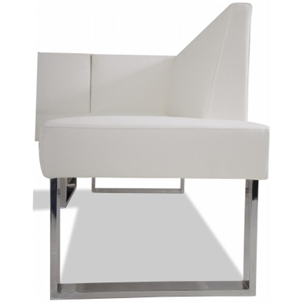 Armen Living Armen Living LCAMCOWHSF Amanda Corner Sofa - white - LCAMCOWHSF