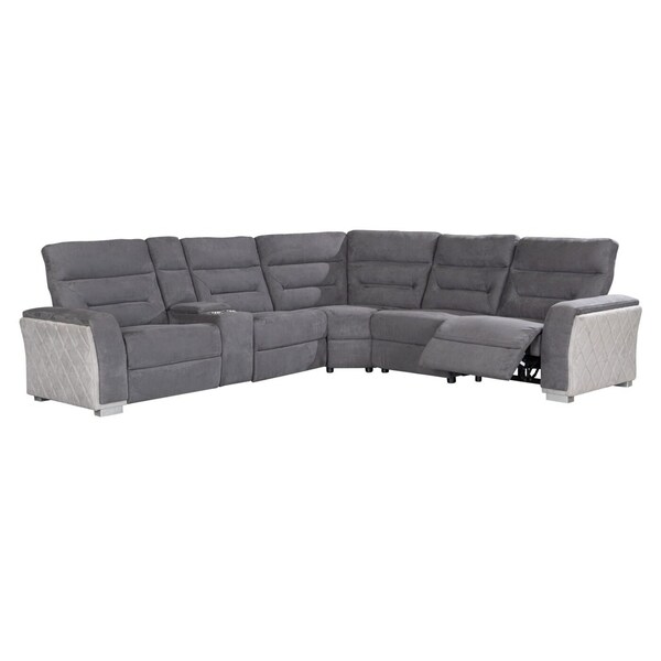 Global Furniture Usa U2682 MIST/ASH SECTIONAL - 6287