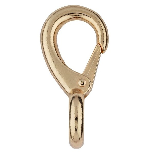 National Hardware Boat Snap with Fixed Round Eye, 3/4 x 3-13/16 in, Zinc, Bronze - N890-008