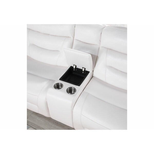 Global Furniture Usa U8522 BLANCHE WHITE SECTIONAL - 6275