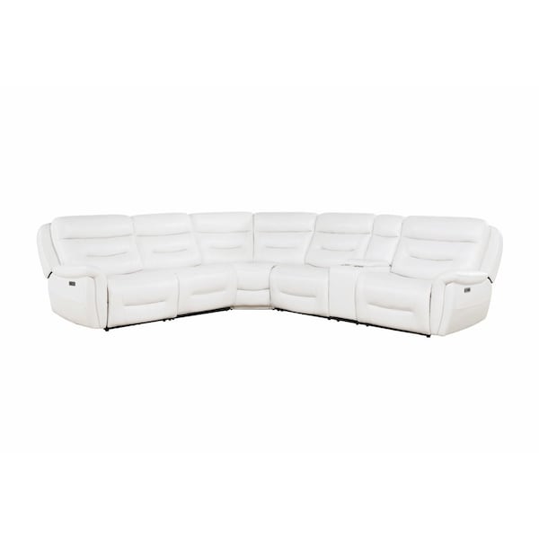 Global Furniture Usa U8522 BLANCHE WHITE SECTIONAL - 6275