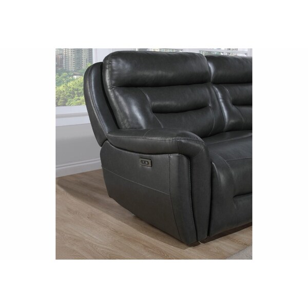 Global Furniture Usa U8522 BLANCHE CHARCOAL SECTIONAL - 6270