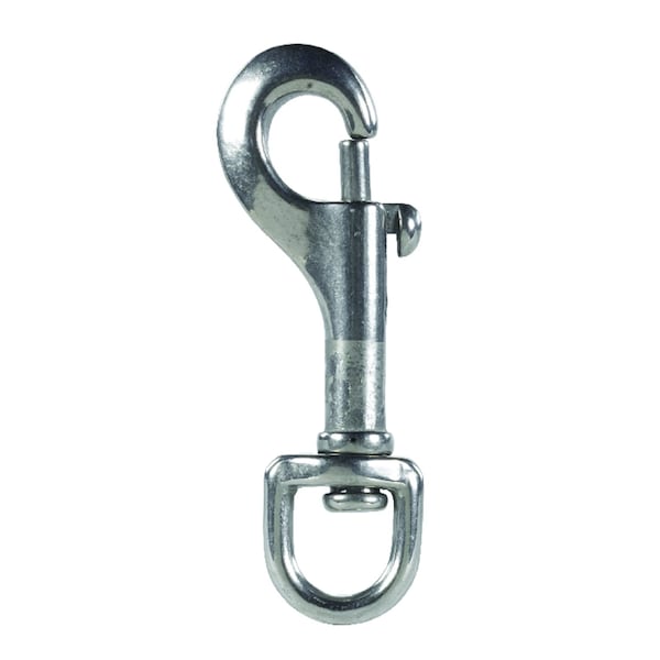 Campbell Chain & Fittings Campbell 1/2 in. D X 2-15/16 in. L Polished Stainless Steel Bolt Snap 50 lb - T7631804