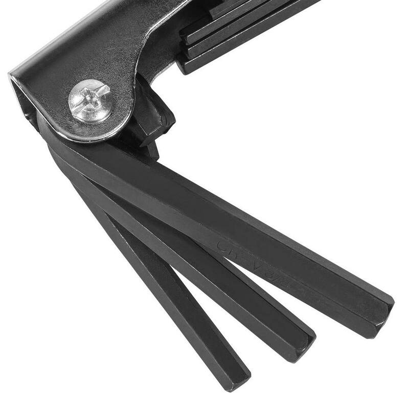 Juego de llaves allen plegables de brazo largo y corto en combinación SAE/métrico XtremepowerUS (45 piezas) - 33003-XP