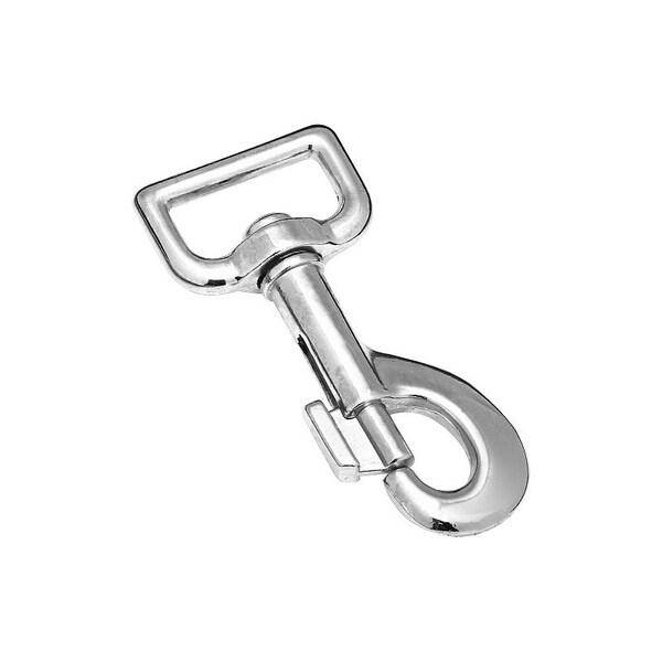 National Hardware 3013BC Series Bolt Snap, 70 lb Working Load, Zinc, Nickel Chrome - N222-638