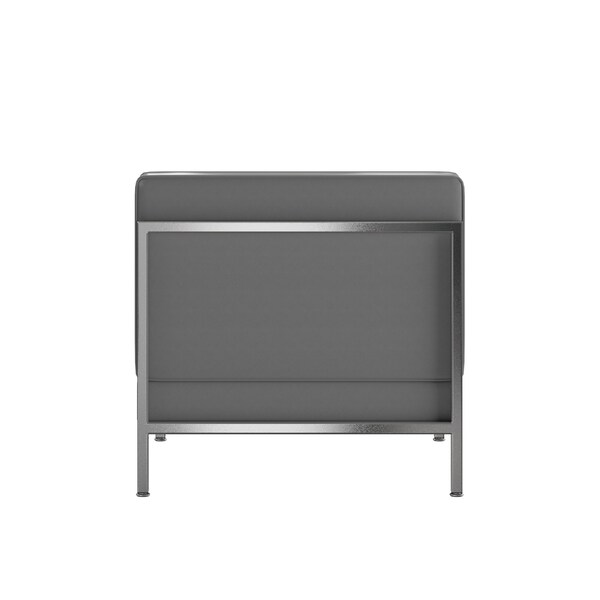 Flash Furniture Hercules Imagination Series Contemporary Gray Leathersoft Middle Chair - ZB-IMAG-MIDDLE-GY-GG