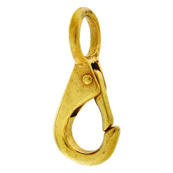 Campbell Chain & Fittings Campbell 5/8 in. D X 2-7/8 in. L Polished Bronze Quick Snap 70 lb - T7625314