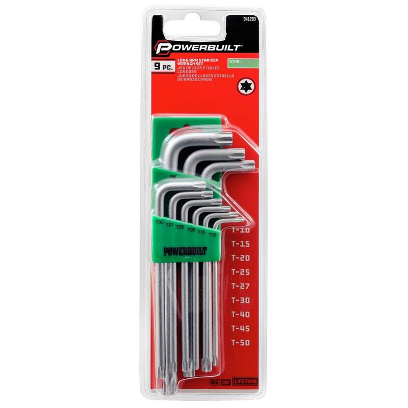 Juego de llaves de estrías largas Powerbuilt de 9 piezas - 941203