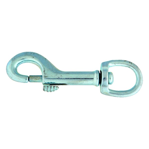 Campbell Chain & Fittings Campbell 5/8 in. D X 4 in. L Zinc-Plated Iron Bolt Snap 110 lb - T7605801