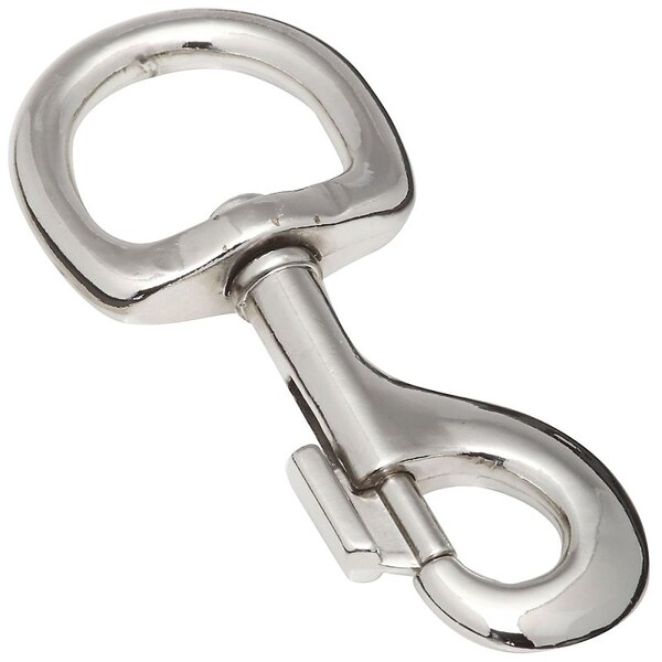 National Hardware 3004BC Series Bolt Snap, 100 lb Working Load, Zinc, Nickel - N222-612