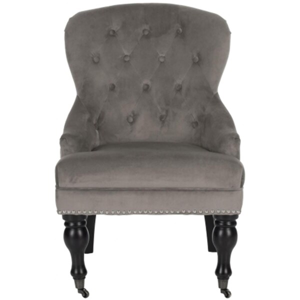 Safavieh Falcon Arm Chair- Mushroom Taupe - 34.6 x 28.7 x 23.6 in. - MCR4544D