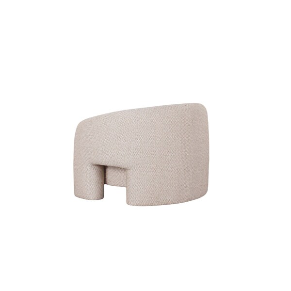 Manhattan Comfort Modern Sylvia Tweed Accent Chair in Gold Dust - AC070-GD