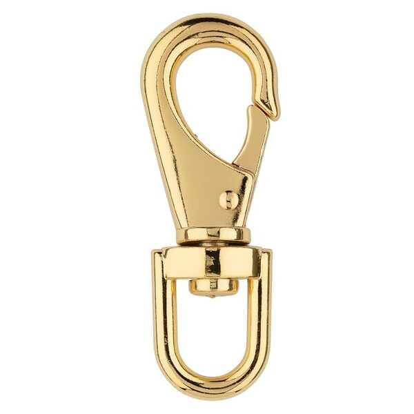 National Hardware Boat Snap with Swivel Round Eye, 3/4 x 4-7/16 in, Zinc, Bronze - N890-005