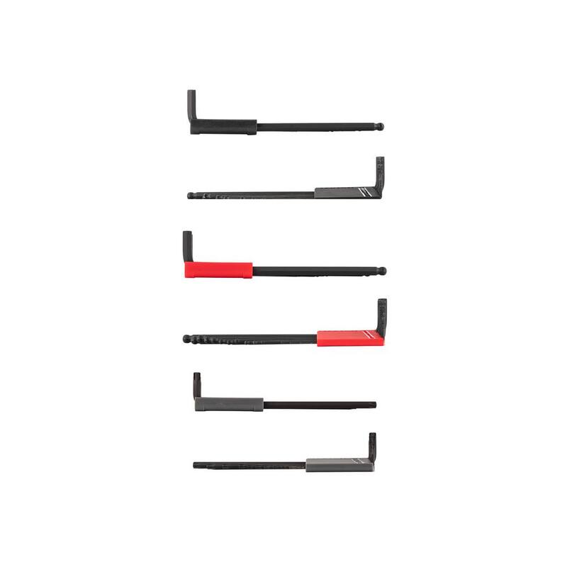 Juego de Llaves en L de Estrella y Hexagonales con Extremo de Bola TEKTON con Soporte, 41 Piezas (0.050-3/8 pulgadas, 1.3-10 mm, T6-T50) - KEY91002