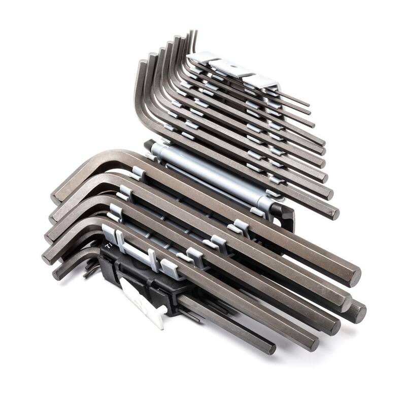 Conjunto de llaves hexagonales plegables y en forma de L Husky Master (113 piezas) - HHEXKEY113BAS