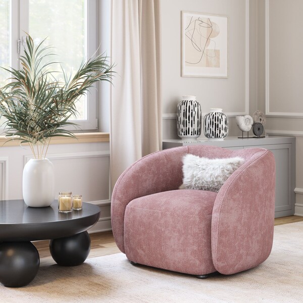 Zuo Modern Tallin Accent Chair Mauve Pink - 110008
