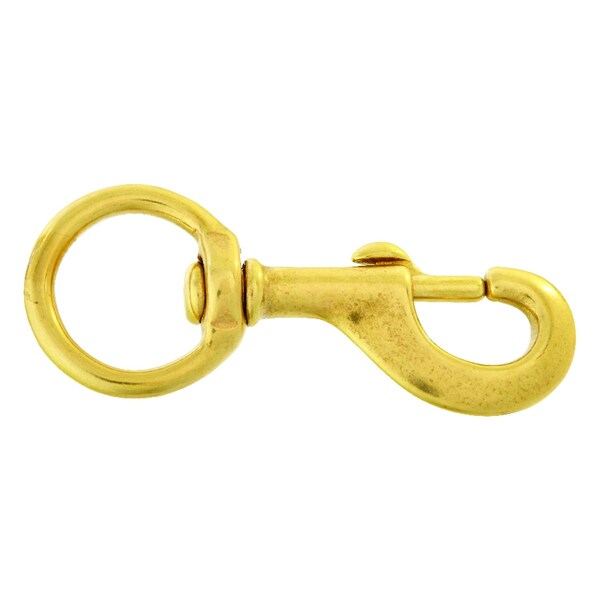 Campbell Chain & Fittings Campbell 1-1/4 in. D X 4-3/4 in. L Polished Bronze Bolt Snap 120 lb - T7620334
