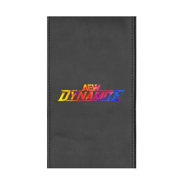 Dreamseat Silver Club Chair with All Elite Wrestling Dynamite Color Logo - XZ7759002CHCDBK-PSAEW0003
