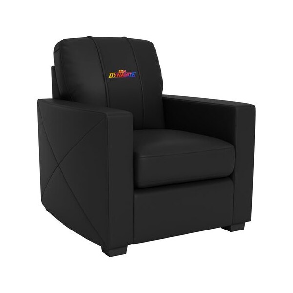 Dreamseat Silver Club Chair with All Elite Wrestling Dynamite Color Logo - XZ7759002CHCDBK-PSAEW0003