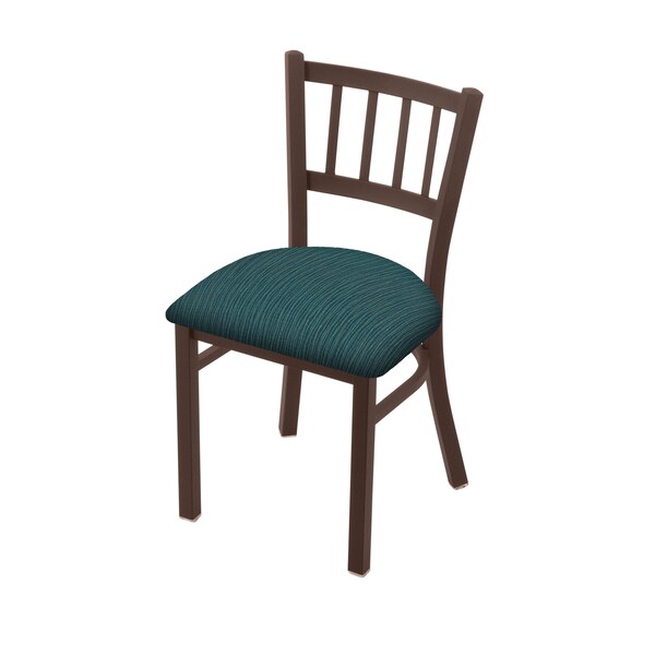 Holland Bar Stool Co 610 Contessa 18" Chair with Bronze Finish and Graph Tidal Seat - 61018BZ022