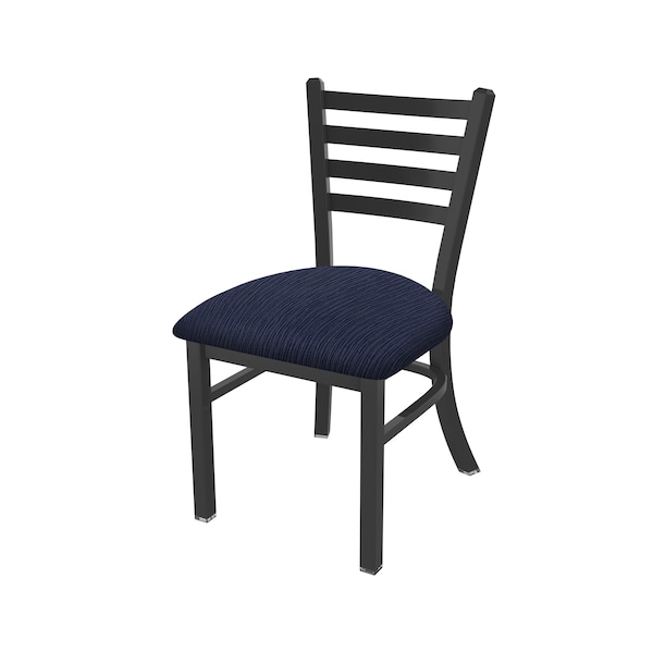 Holland Bar Stool Co 400 Jackie 18" Chair with Pewter Finish and Graph Anchor Seat - 40018PW014