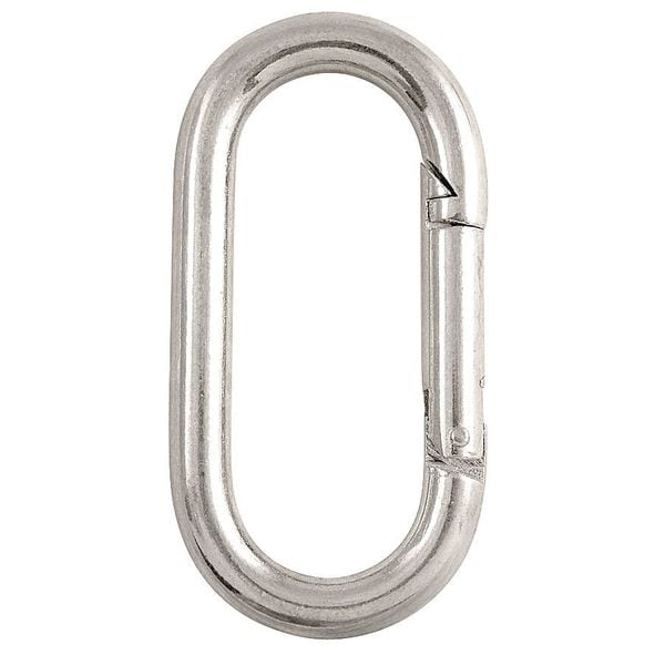 Lucky Line Spring Snap, HD, Steel, L 4 3/4 In - 4GGL9