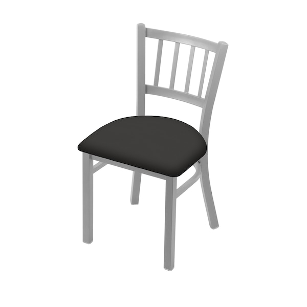 Holland Bar Stool Co 610 Contessa 18" Chair with Anodized Nickel Finish and Canter Iron Seat - 61018AN008