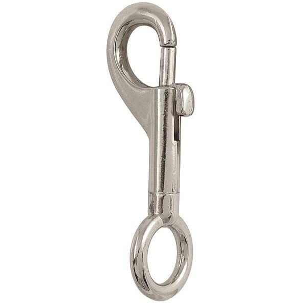 Lucky Line Slide Bolt Spring Snap, L 3 1/4 In - 4GGJ2