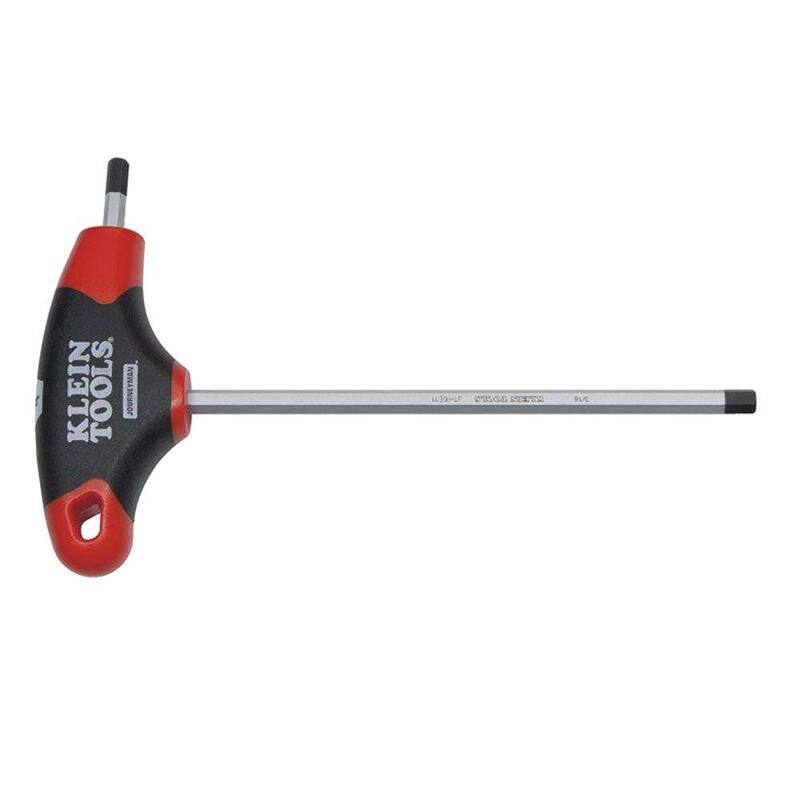 Llave hexagonal en forma de T Journeyman de 3/16 pulg. de Klein Tools - JTH6E11