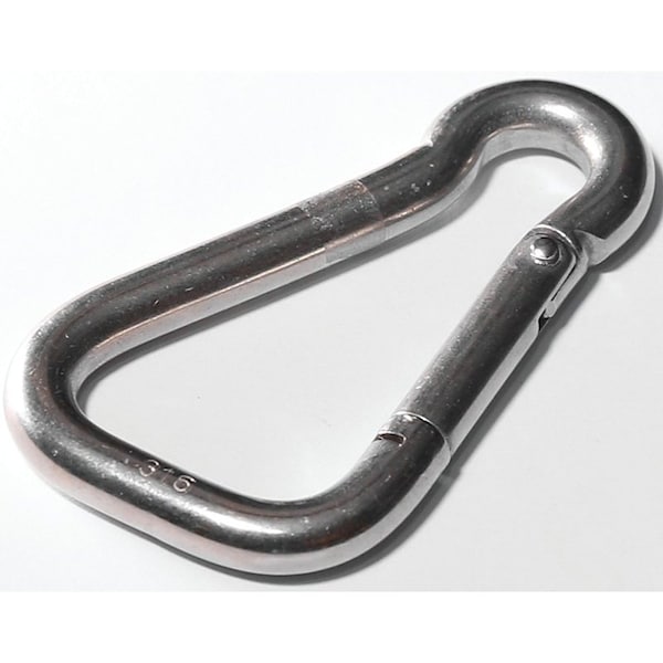 Baron Spring Snap, 400 lb Working Load, Stainless Steel - S24502-3/8