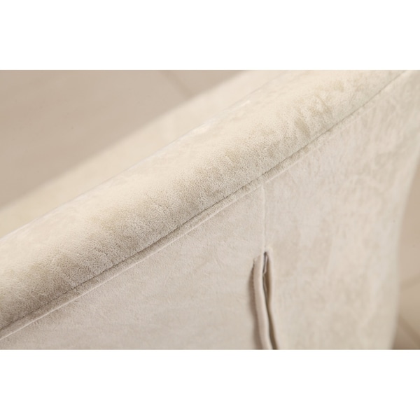 Manhattan Comfort Tulip Swivel Accent Chair in White and Polished Chrome - AC029-WH