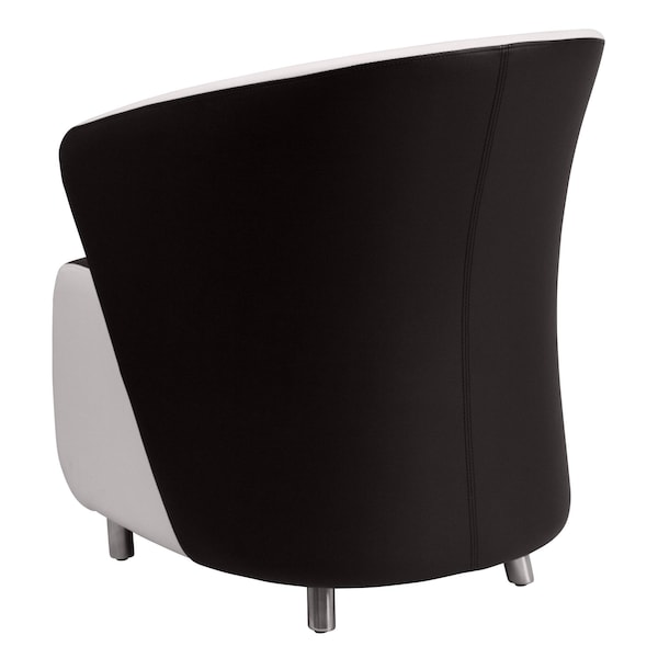 Flash Furniture Accent Chair, 26-1/2" x 32-1/2", Upholstery Color: Black, Series: Lounge - ZB-7-GG