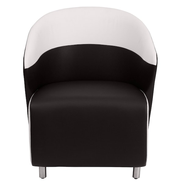 Flash Furniture Accent Chair, 26-1/2" x 32-1/2", Upholstery Color: Black, Series: Lounge - ZB-7-GG